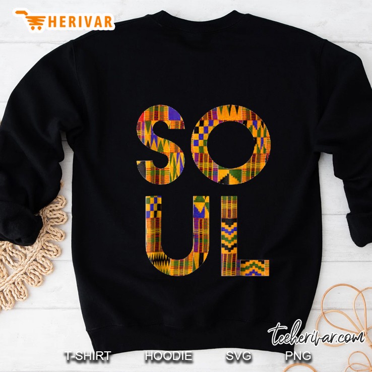 That Melanin Tho Shirt Kente Soul Shirt Black Owned Business Sweatshirt