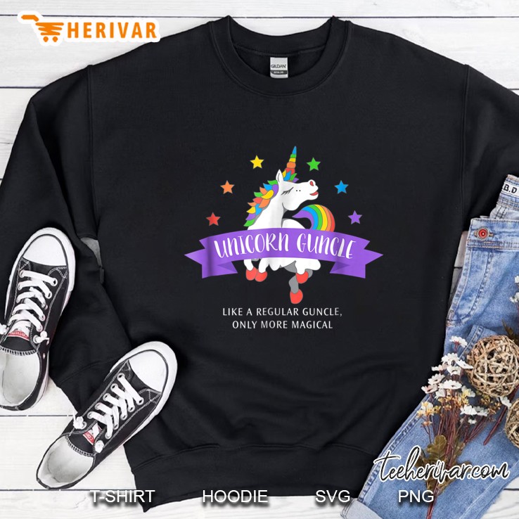 Unicorn Guncle Shirt Funny Cute Magical Sweatshirt