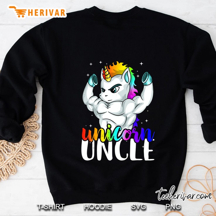 Unicorn Uncle Unclecorn Shirts For Men Manly Unicorn Sweatshirt