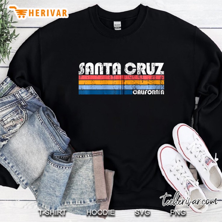 70S 80S Style Santa Cruz California Sweatshirt