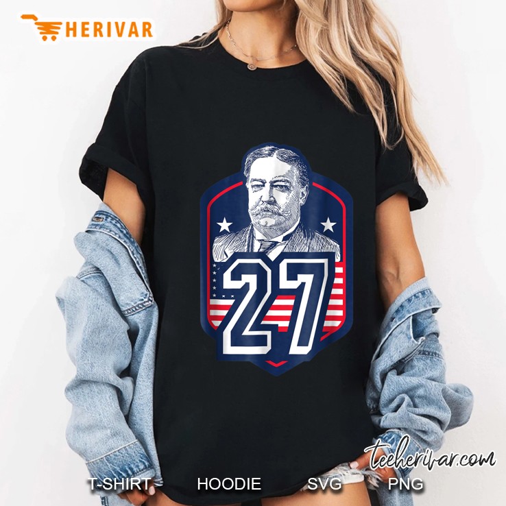 William Howard Taft Twenty Seventh President Style Ladies Tee