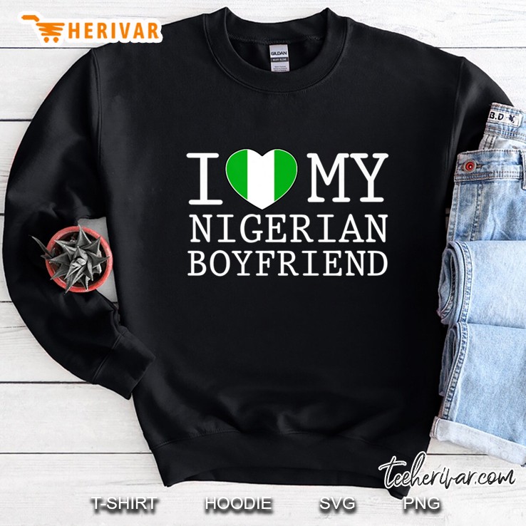 Womens I Love My Nigerian Boyfriend Nigeria Flag Mugs