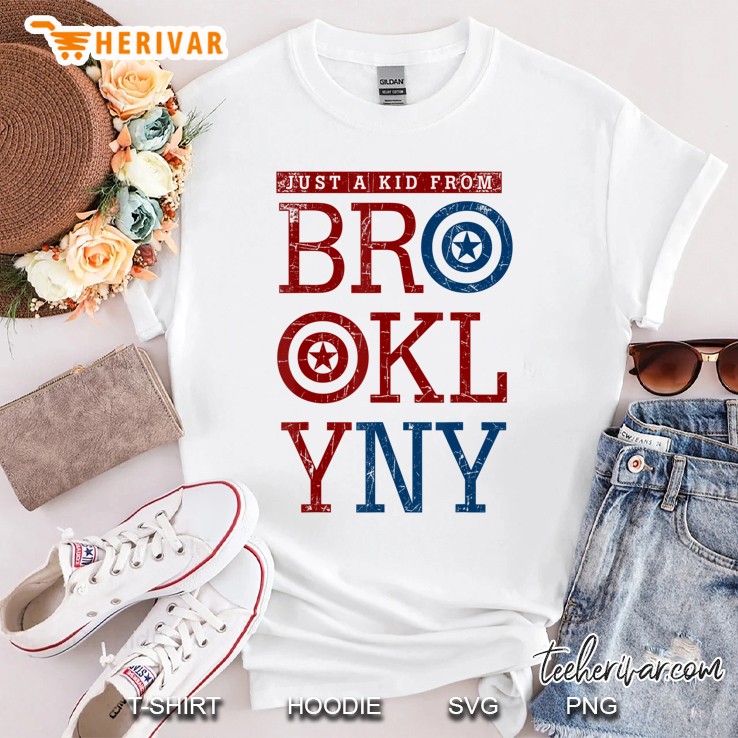 Marvel Captain America Kid From Brooklyn Stack Shirt