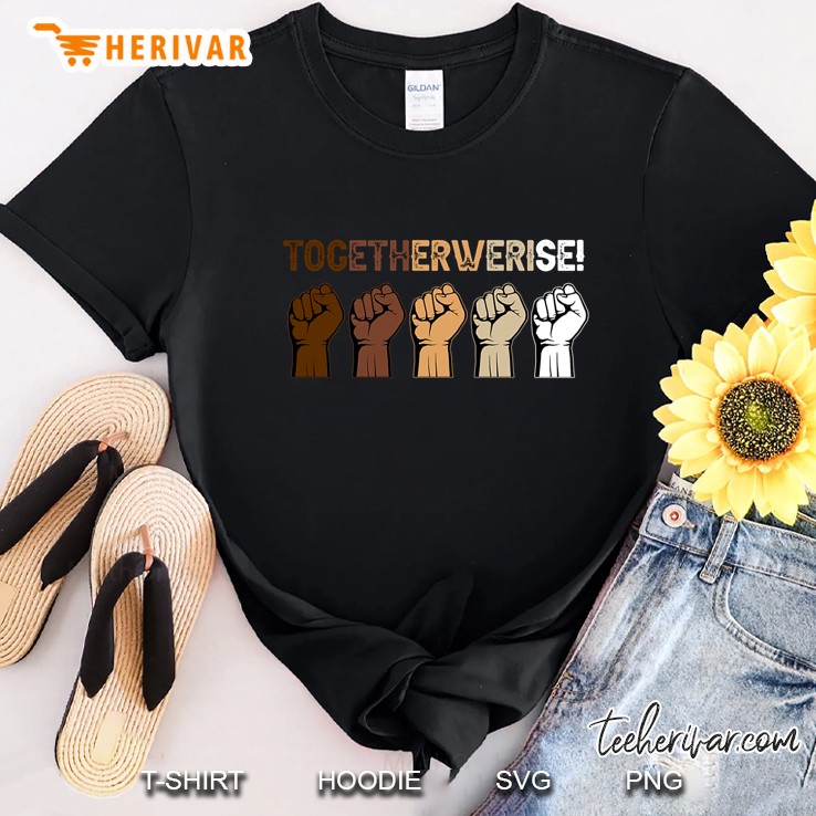 Togetherwerise Colorful Hands Version Shirt