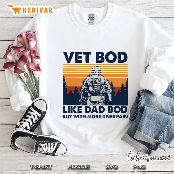 Vet Bod Life Dad Bod But With More Knee Pain Vintage Version Mugs