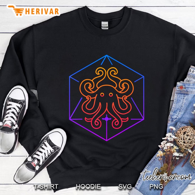 80S Retro Octopus Sea Creature & Saltwater Aquarium Octopus Sweatshirt