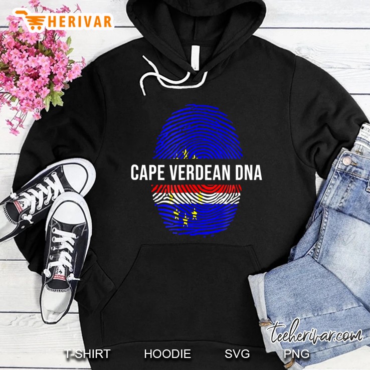 Cape Verdean Dna Cape Verde Flag Hoodie