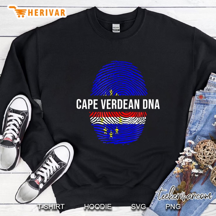 Cape Verdean Dna Cape Verde Flag Sweatshirt