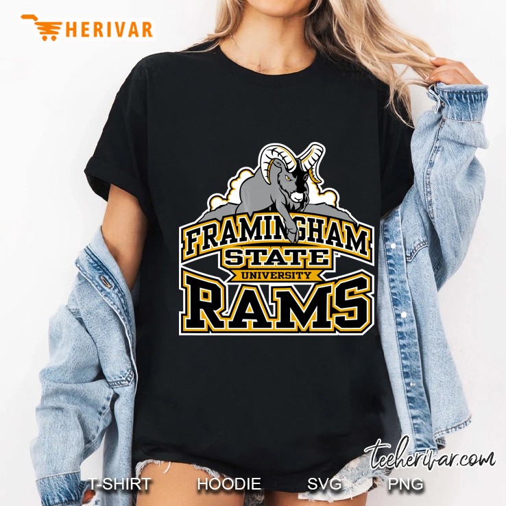 Framingham State University Rams Ncaa Ppfru01 Ladies Tee
