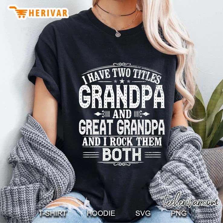Great Grandpa Grandpas Great Grandpa Ladies Tee