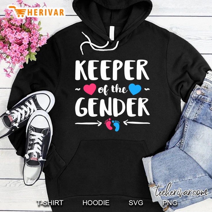 Keeper Of Gender Reveal Baby Announcement Party Idea Shirt Mugs