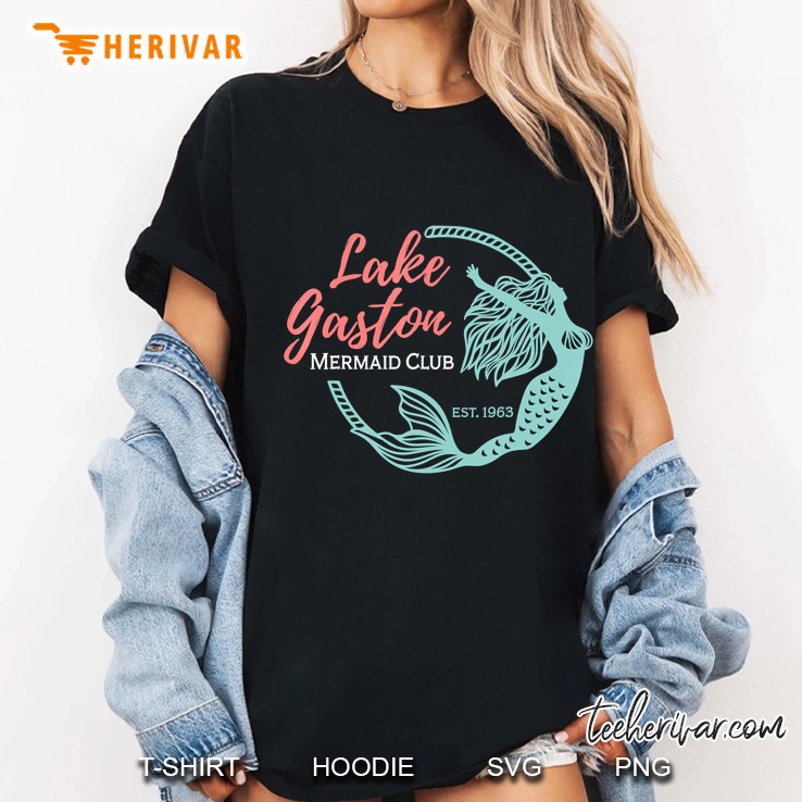 Lake Gaston Mermaid Club Siren Nautical Gift Hoodie