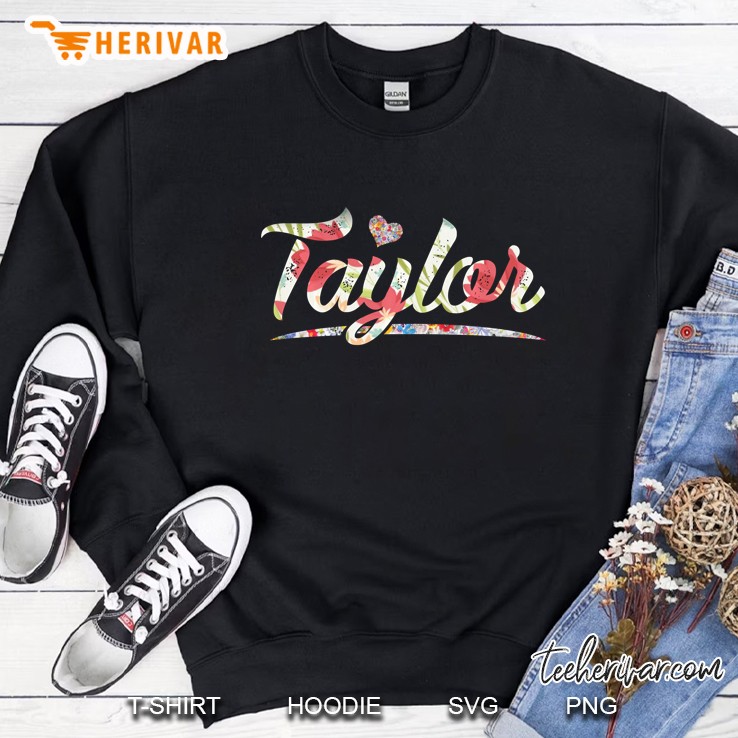 Love Taylor Shirt With Colorful Heart Mugs