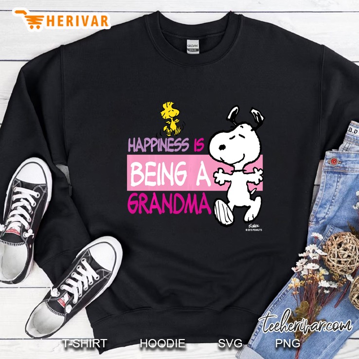 Peanuts Snoopy Happiness Is Being A Grandma Sweatshirt
