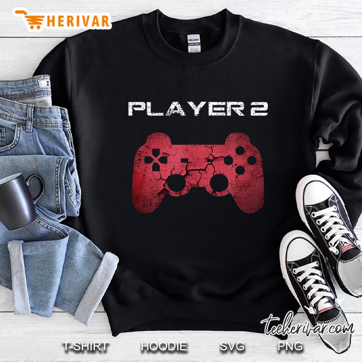Player 1 Player 2 Gamer Gaming Matching Dad Son Couple Sweatshirt