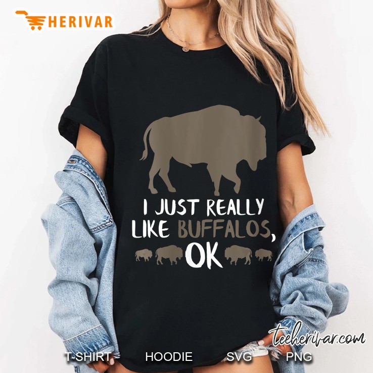 Womens Buffalo Gift Buffalo And Bison Tees American Bison Apparel Ladies Tee