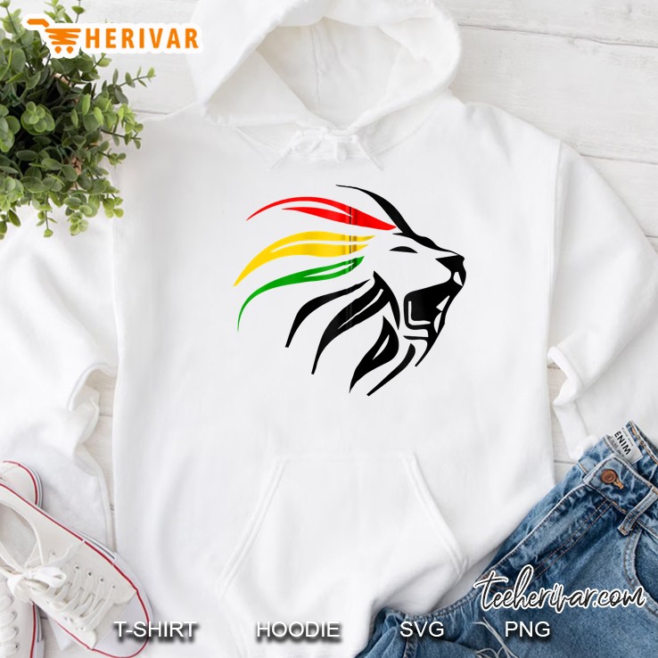 Rasta Lion Rastafari Colors Gift For Reggae Lover Zip Hoodie
