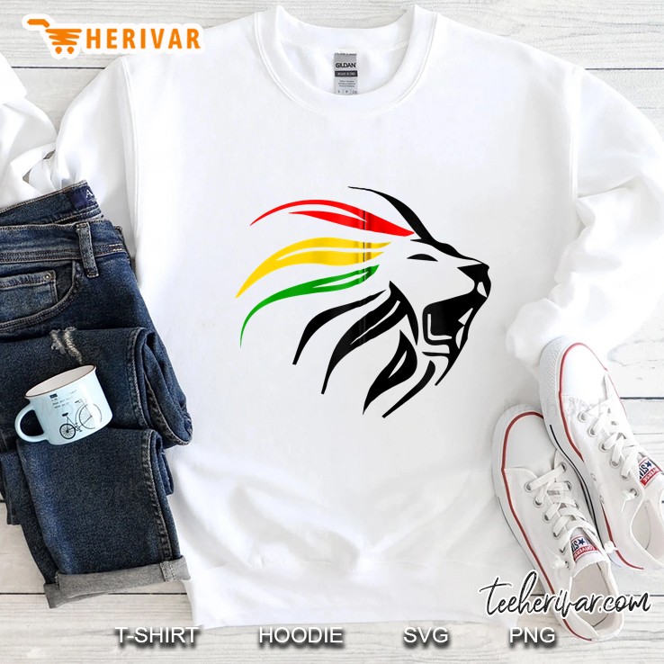 Rasta Lion Rastafari Colors Gift For Reggae Lover Zip Sweatshirt