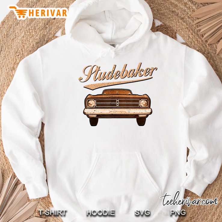 Studebaker Classic Car Collector Vintage Retro Art Graphic Hoodie