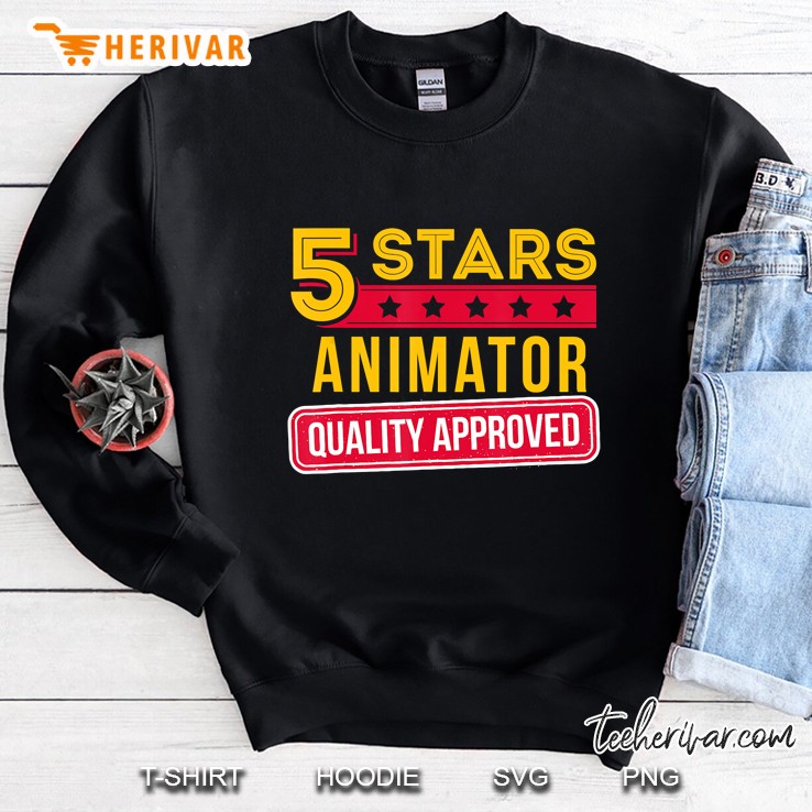 5 Stars Animator Quality Approved Sweatshirt
