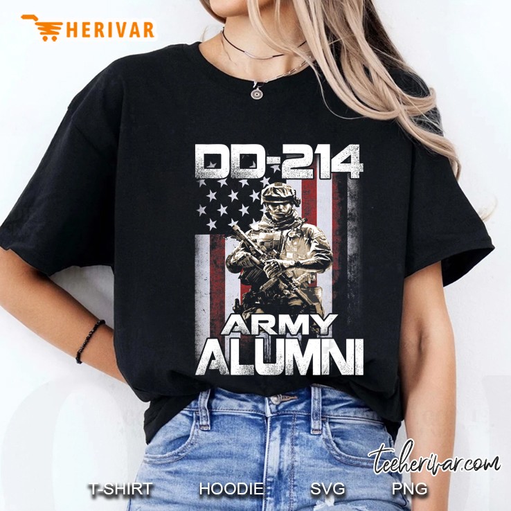 Dd-214 Us Army Alumni Vintage Hoodie