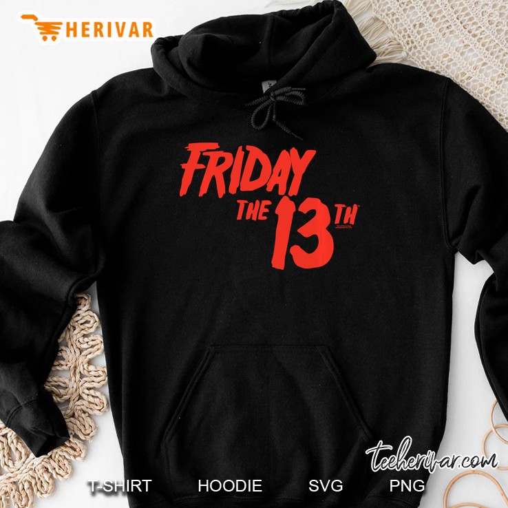 Friday The 13Th Logo Adult Hoodie