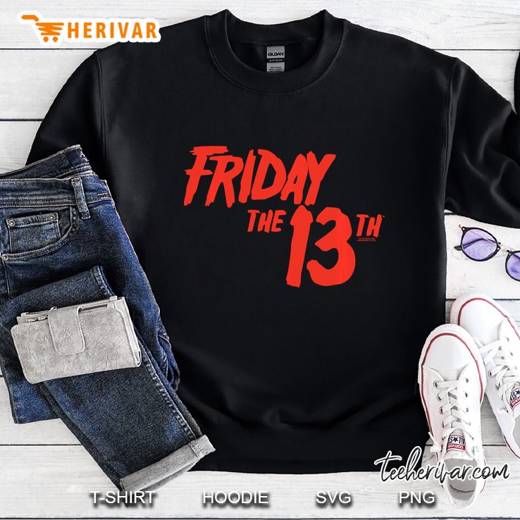 Friday The 13Th Logo Adult Sweatshirt