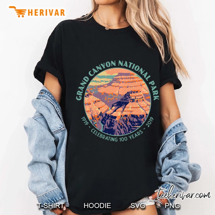 Grand Canyon 100 Years Anniversary Centennial Gift Ladies Tee