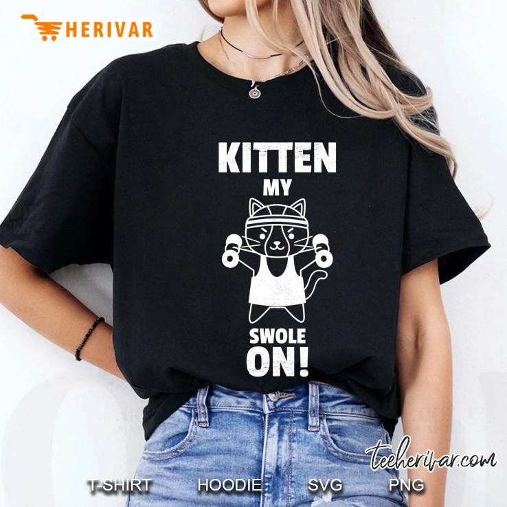 Kitten My Swole On Graphic Strong Cat Ladies Tee