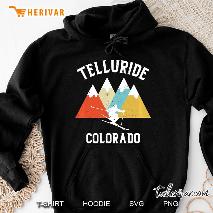 Telluride Colorado Ski Vacation Souvenir Pullover Hoodie