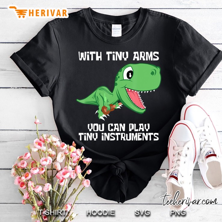 Ukulele Dinosaur T-Rex Uke Player Shirt