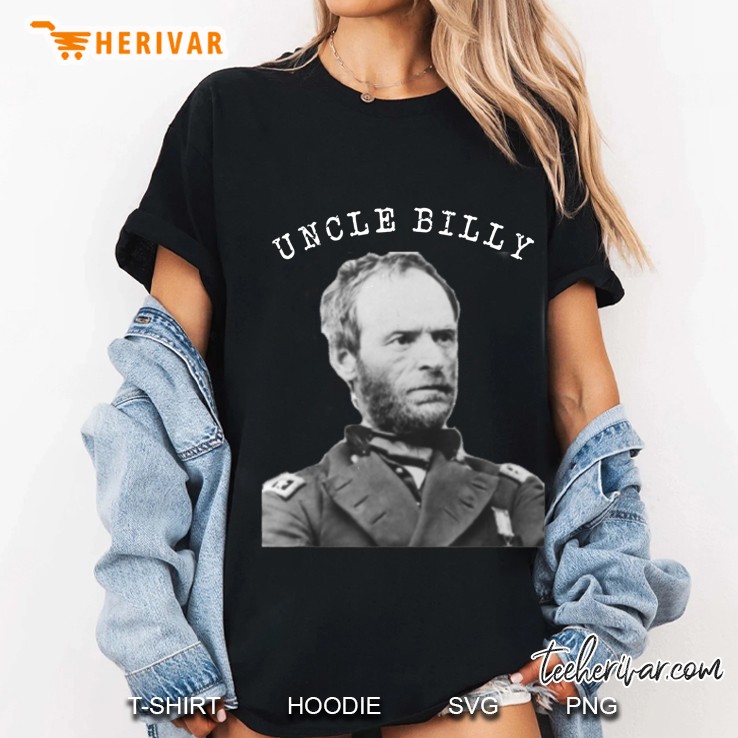 Us Civil War Uncle Billy General William Tecumseh Sherman Ladies Tee