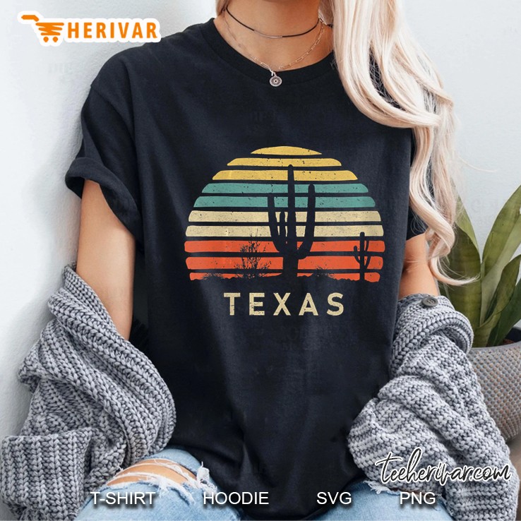 Womens Texas Vintage 1980S Style Desert Ladies Tee