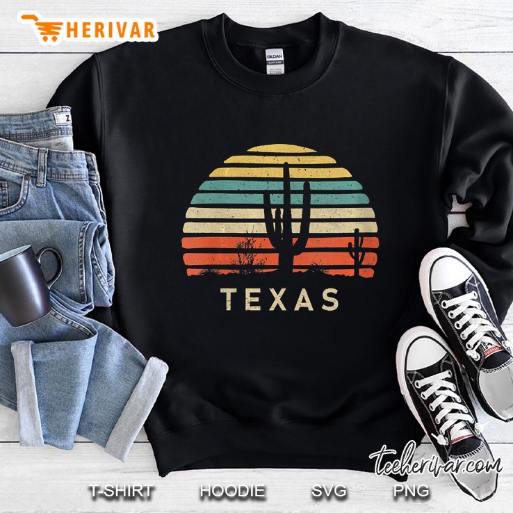 Womens Texas Vintage 1980S Style Desert Sweatshirt