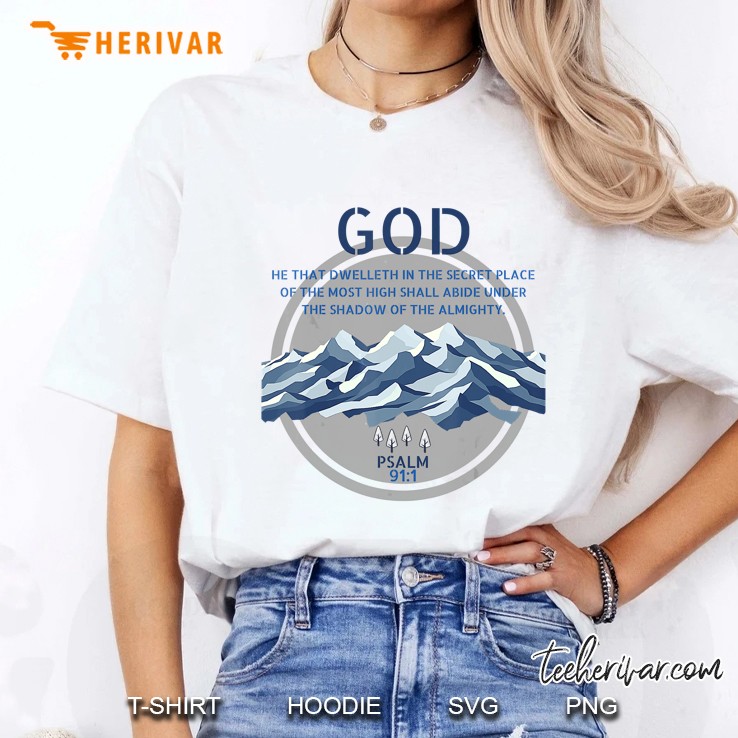 God Psalm 91 Gospel Biblical Ladies Tee