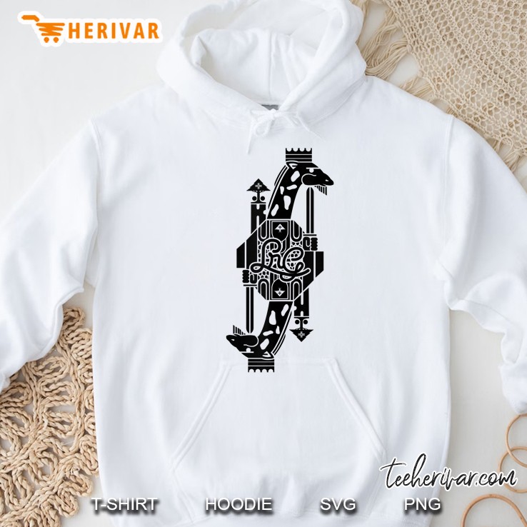 Mens Lrg Giraffe King Of Trees Hoodie