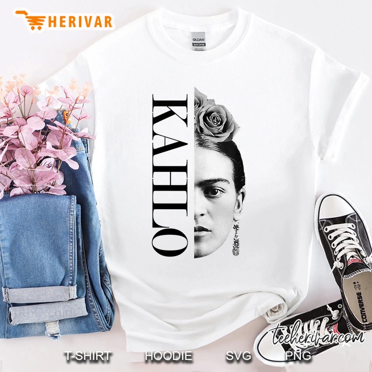 Womens Frida Kahlo Split Portrait Shirt