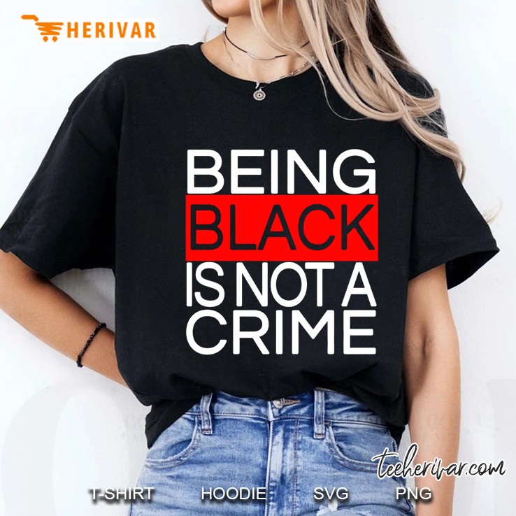 Being Black Is Not A Crime Ladies Tee
