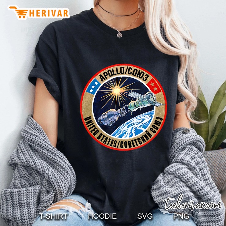 Apollo-Soyuz Rendezvous Patch Nasa History Hoodie