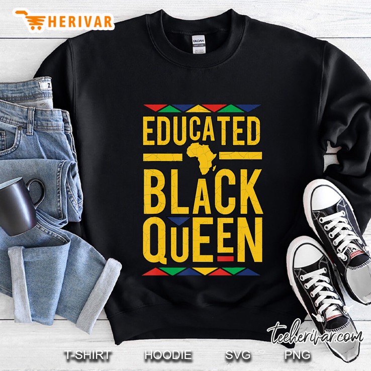 Black Educated Queen - Natural Queen Sweatshirt