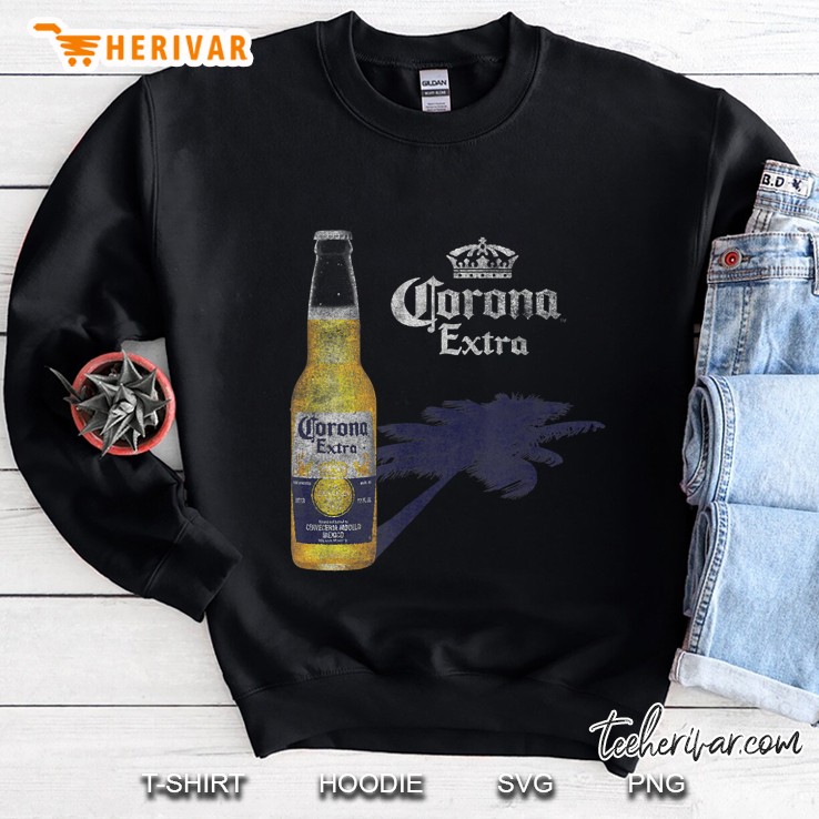 Corona Palm Tree Shadow Corona Logo Sweatshirt
