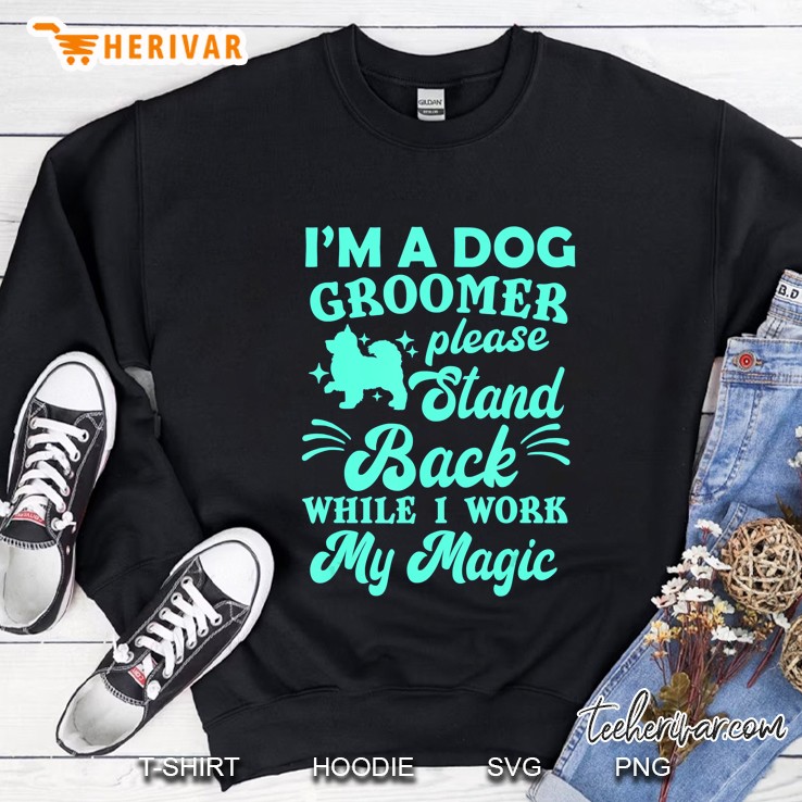 Dog Groomer Gif Pet Pet Dog Grooming Sweatshirt