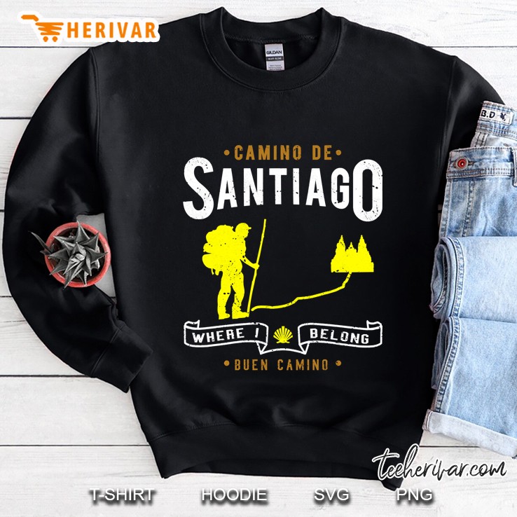 El Camino De Santiago Buen Camino Peregrino Compostela Spain Sweatshirt