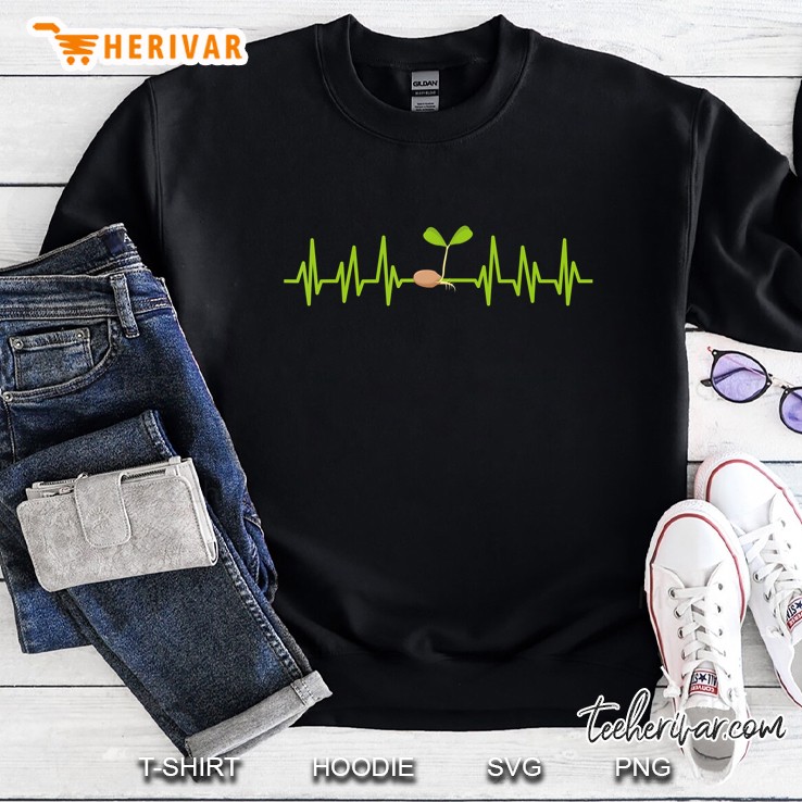 Heartbeat Microgreens Vegan Sprouts Microgreen Sweatshirt
