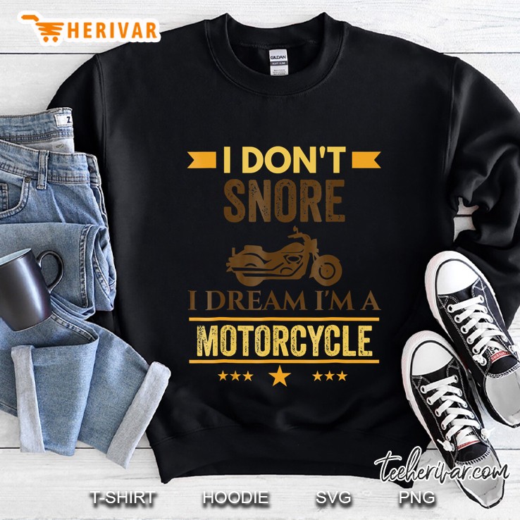 I Don't Snore I Dream Motorcycle Mugs