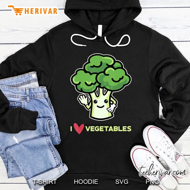 I Love Vegetables Broccoli Design Vegan Mugs