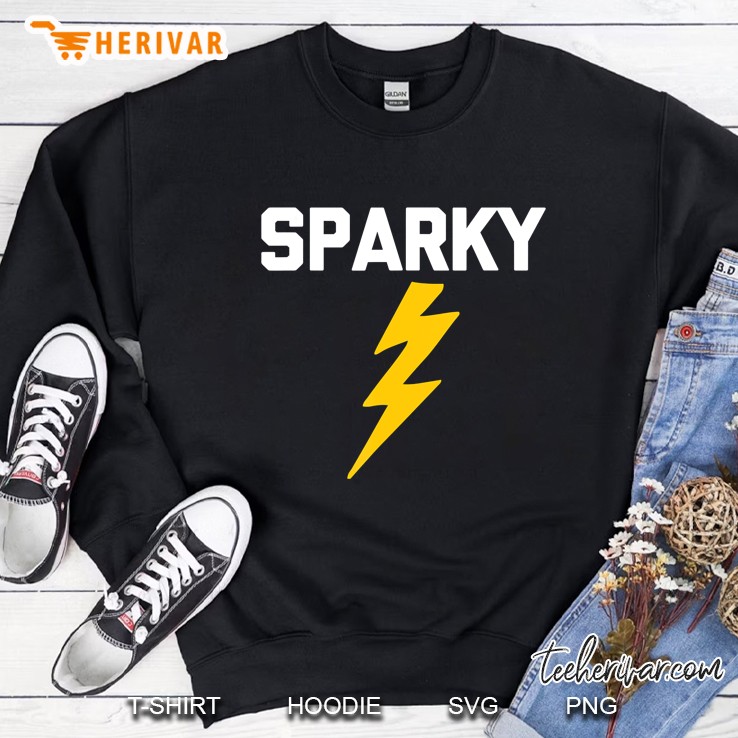Sparky Funny Saying Sarcastic Novelty Electrician Sweatshirt