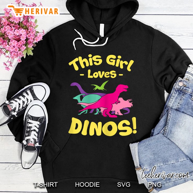 This Girl Loves Dinos - Funny Dinosaur Lover Gift Mugs