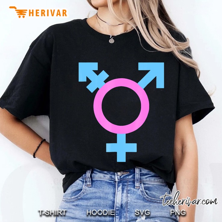 Transgender Pride Symbol Lgbtq+ Non-Binary Hoodie