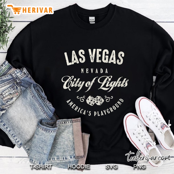 Womens Las Vegas Nevada Usa Vintage Sweatshirt